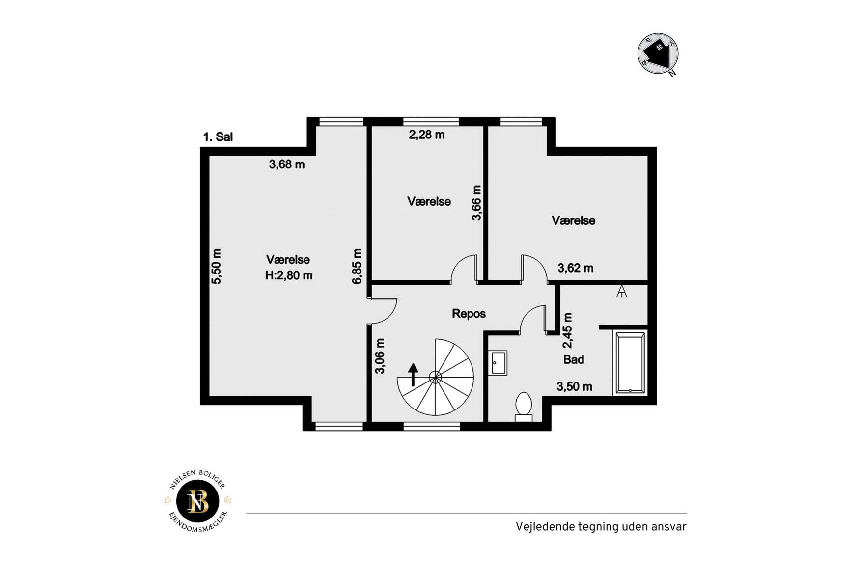 Mosevænget 17, 4891 Toreby L - Plantegning