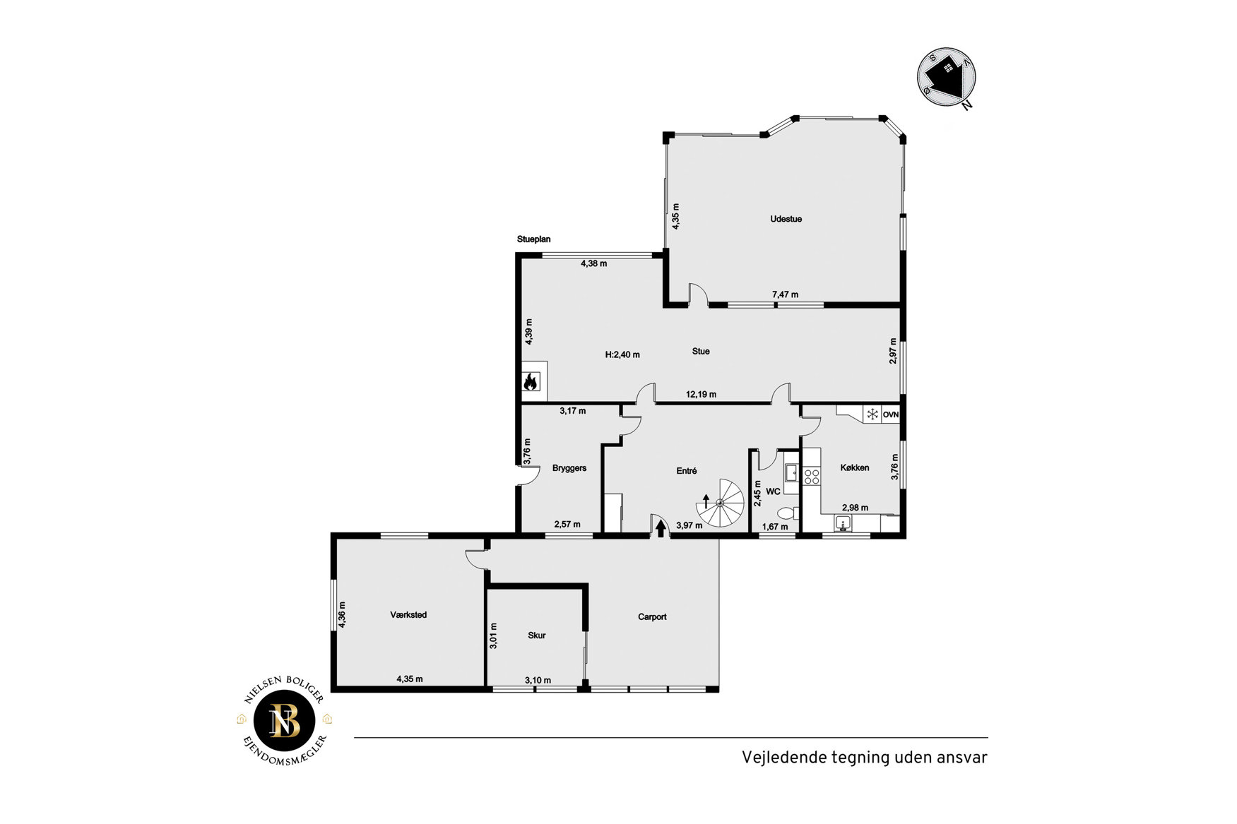 Mosevænget 17, 4891 Toreby L - Plantegning